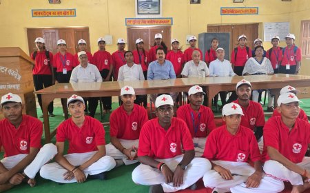 एलपीके इण्टर कालेज में हुआ जूनियर रेडक्रास टीम का गठन
