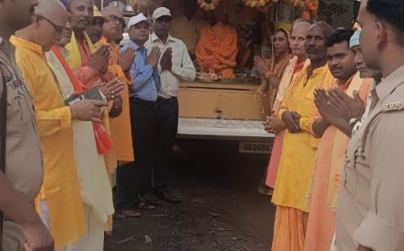 दिव्य ज्योति कलश का हुआ भव्य स्वागत 