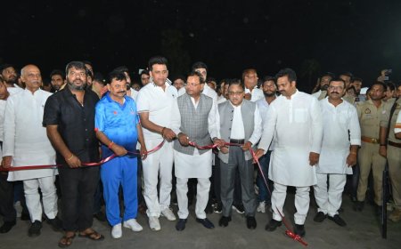 किक्रेट और ऐथलीस्टिक ग्राउंड हो जाने से बच्चों का सर्वांगीण विकास होगा: केन्द्रीय राज्यमंत्री