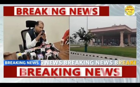 अयोध्या एयरपोर्ट निदेशक धीरेंद्र सिंह ने पदभार ग्रहण करने के बाद तैयारियों की दी जानकारी