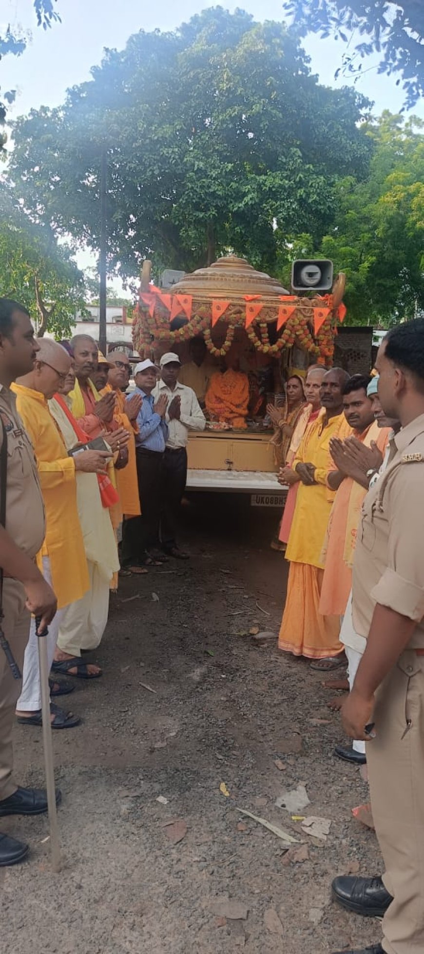 दिव्य ज्योति कलश का हुआ भव्य स्वागत