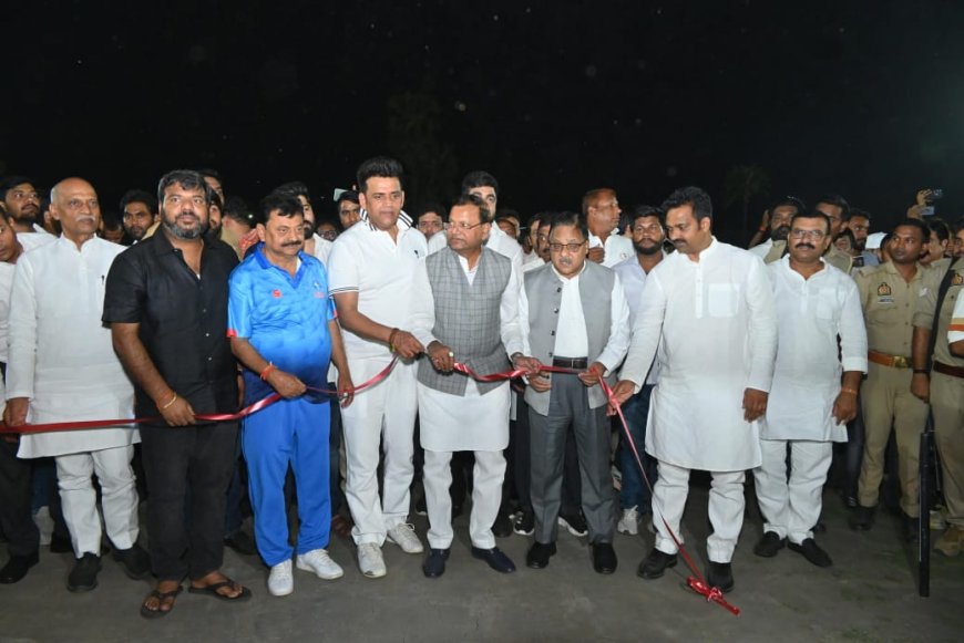 किक्रेट और ऐथलीस्टिक ग्राउंड हो जाने से बच्चों का सर्वांगीण विकास होगा: केन्द्रीय राज्यमंत्री